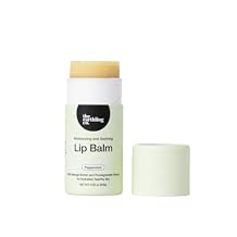 The Earthling Co. Lip Balm - Natural, Organic, Mint Lip Care - Non-tinted, Bee-free, Moisturizing Treatment Stick with Pomegranate Sterols, Coconut, and Butters (Peppermint, 0.33 oz)