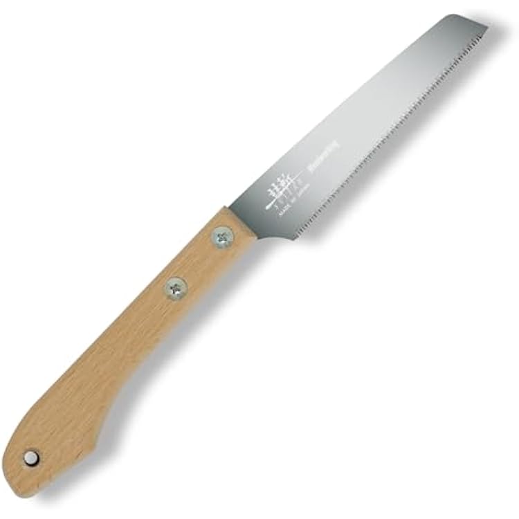 SUIZAN Small Hand Saw 5 Versatile Wood Blade - Compact Japanese Pullsaw Single Edge Woodworking Tools