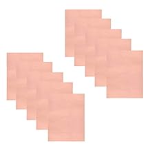 10 Pieces Copper Foil Tape with Conductive Adhesive Copper Sheets for Guitar, Arts & Crafts, Paper Circuits, Stained Glass, Electrical Repairs, Grounding, Home Decor (11.8inch x 8.9inch)