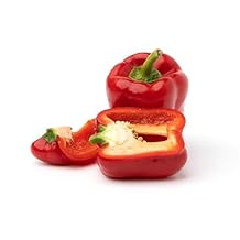 Fresh Organic Red Bell Peppers by RawJoy Farms, 2 Pound