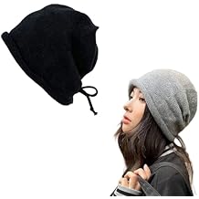 Pop Style Show Face Smaller Stacked Hat (A-Black,One Size)