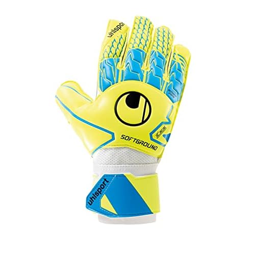 uhlsport Soft Advanced Junior Goalkeeper Gloves Size 6 Fluo YellowCyan