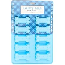 Country Living Bone Shaped Silicone Baking Tray - Non-Stick, Food-Grade, Heat Resistant - Perfect for Dog Treats, Cookies, and More - Dishwasher Safe