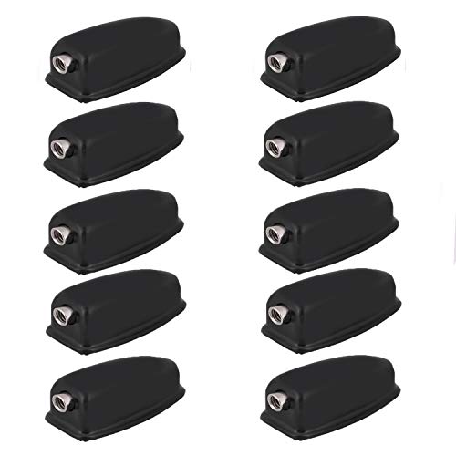 53x24x22mm Drum Claw Hook 10pcs Iron Oval Shape Drum Claw Hook for Bass Drums & Snare Drum black