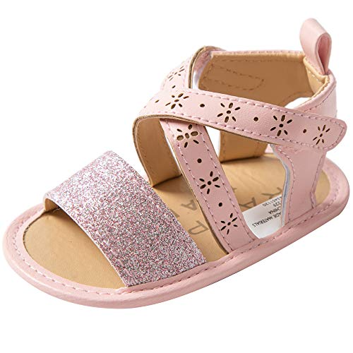 Infant Baby Girls Sandals with Princess Dress First Walker Shoes