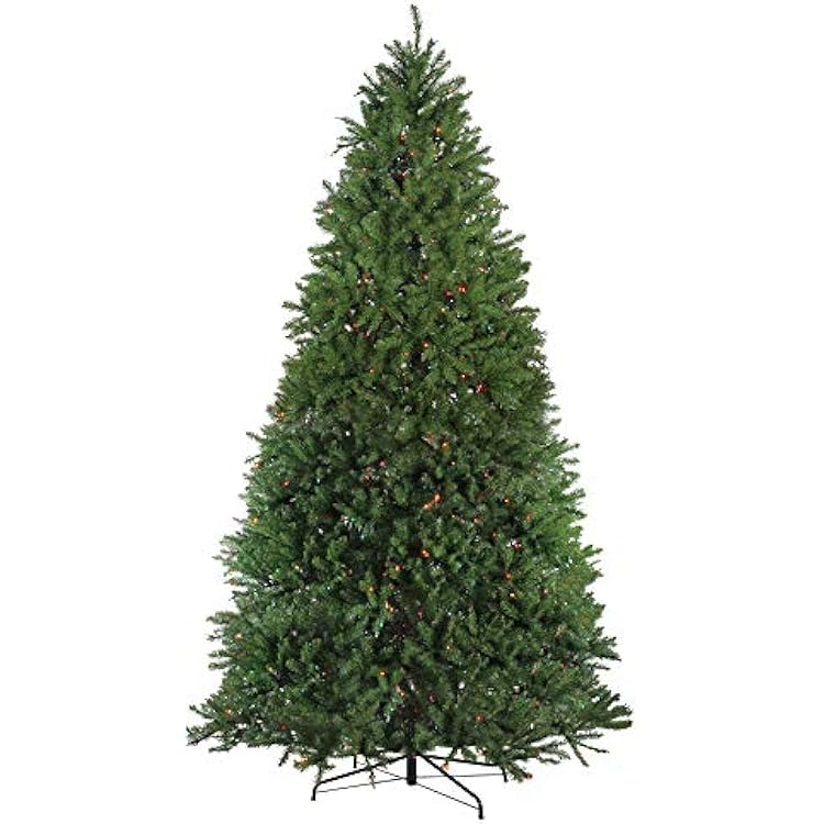 Northlight Pre-Lit Artificial Northern Pine Commercial Christmas Tree - 16 - Multicolor Lights