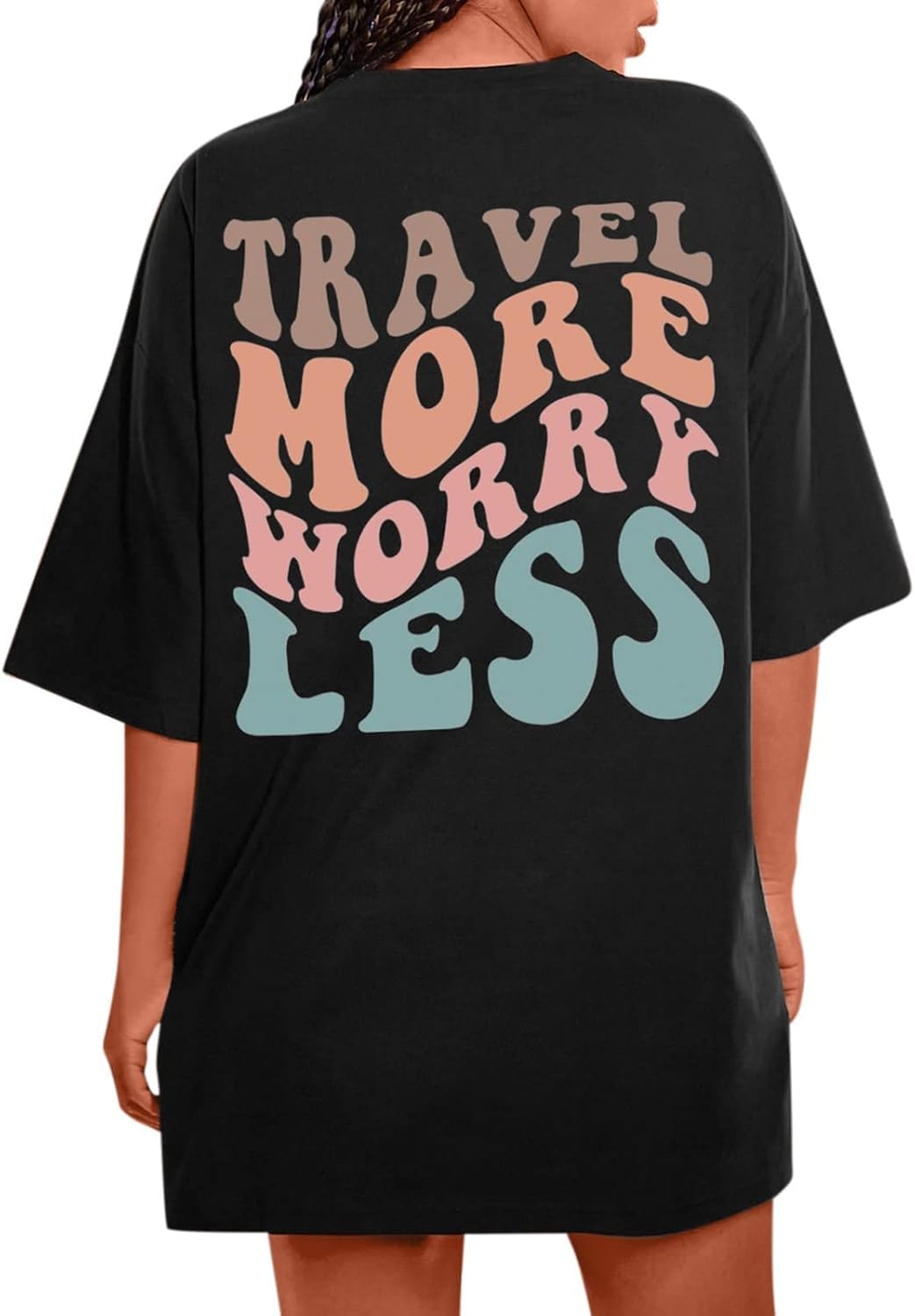 Teen Girl Funny T Shirt Womens Round Neck Short Sleeve Casual Tshirts Oversized Junior Tops Letter Graphic Tees