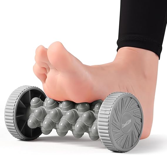 ZanLLW Foot Roller Massager for Plantar Fasciitis Relief, Manual Deep Tissue Foot Massager for Circulation, Pain Relief, Reflexology Trigger Point Therapy Feet Massage Roller for Arch, Heel Recovery