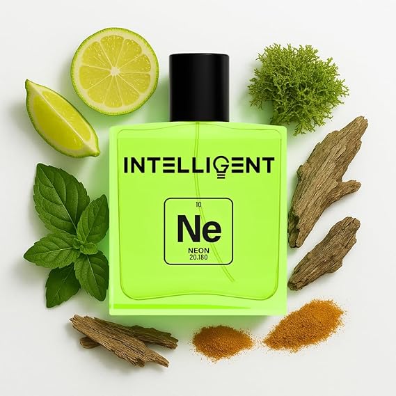 Intelligent Neon Eau de Parfum | Cologne for Men | Abstract, Artistic, Aldehydic | 3.4 Fl Oz 100 mL