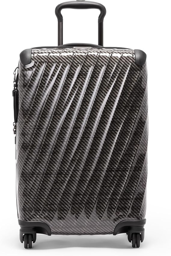 TUMI - 19 Degree Lite 4 Wheel Luggage - Lightweight and Highly Durable, Modern Contour, Hard Shell Men's and Women's Suitcase - 21.75" Carry-On, Black Graphite